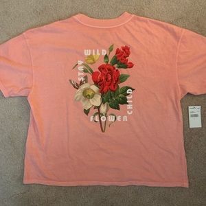 NWOT O’Neill “wild child” tee shirt, L